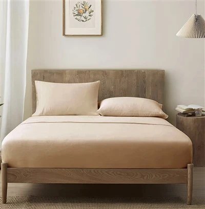 Draps-housses en mélange de coton